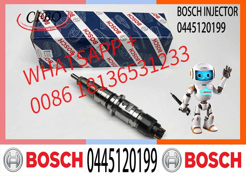 Diesel Fuel Injector Common Rail Diesel Injector Engine Nozzle Engine Parts 0445120199 For Cummins