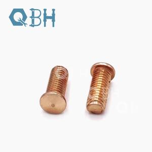 China Copper Brass Plated Spot Welding Sheet Metal CD Weld Stud Bolts wholesale