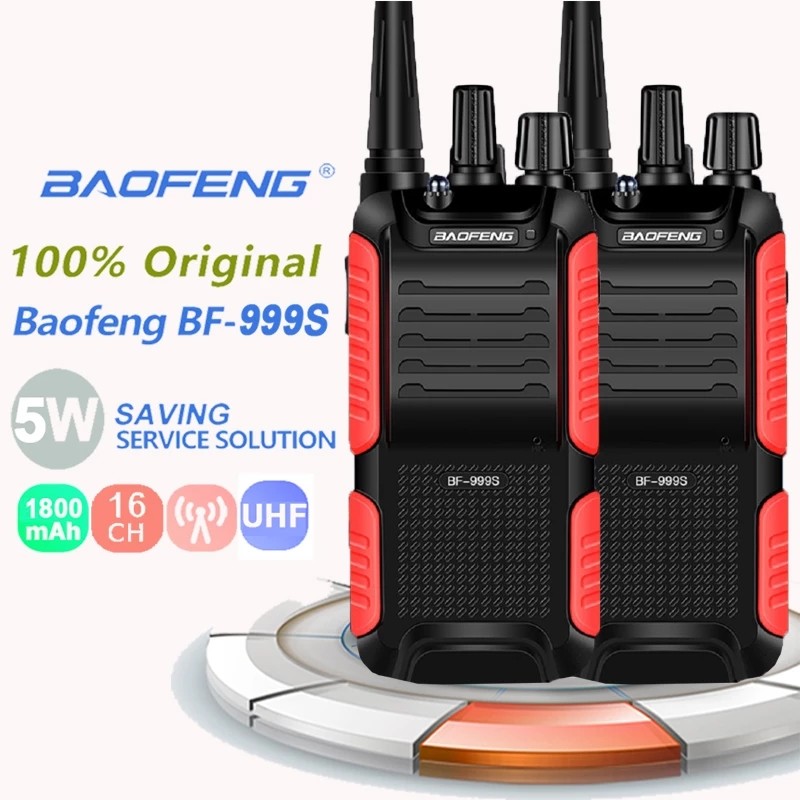 Multifunction Handheld 999s TUHF VHF Real Walkie Talkie With Scan