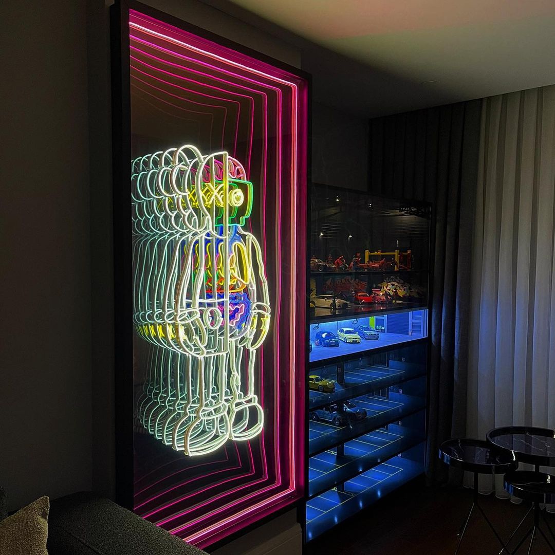 50000 hours Lifespan Smart Wall Hung Custom Rgb Decoration Endless Led Infinity Mirror 3D