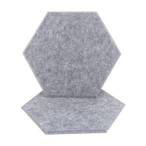 China High Density Padding Hexagonal Acoustic Panels Sound Absorbing wholesale