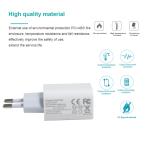 1A +1C European Power Charger for Phone 18W 20W Travel Adapter OEM/ODM