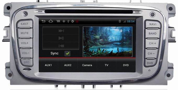 Ouchuangbo Car GPS Navi Radio DVD Android 4.0 OS S150 Platform for Ford Mondeo Focus S-Max OCB-003C