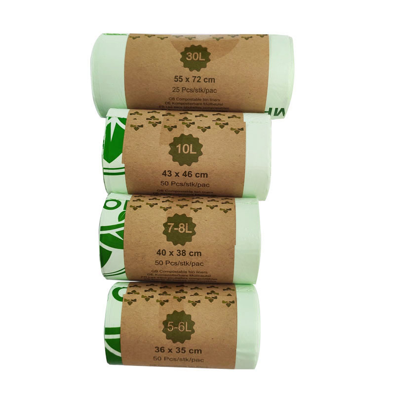 CMYK Biodegradable Compostable Bag Eco Friendly Plant Based Material