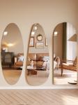 Irregular Frameless Full Length Mirror For Home Bathroom Living Room
