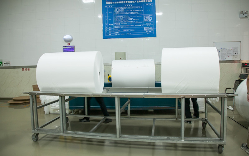100% Degradable Viscose PET 50gsm Spunlace Nonwoven Sheets