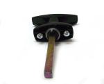 Black T Handle Latch Lock with Long Bar for Equipment Cabinet Door Furniture