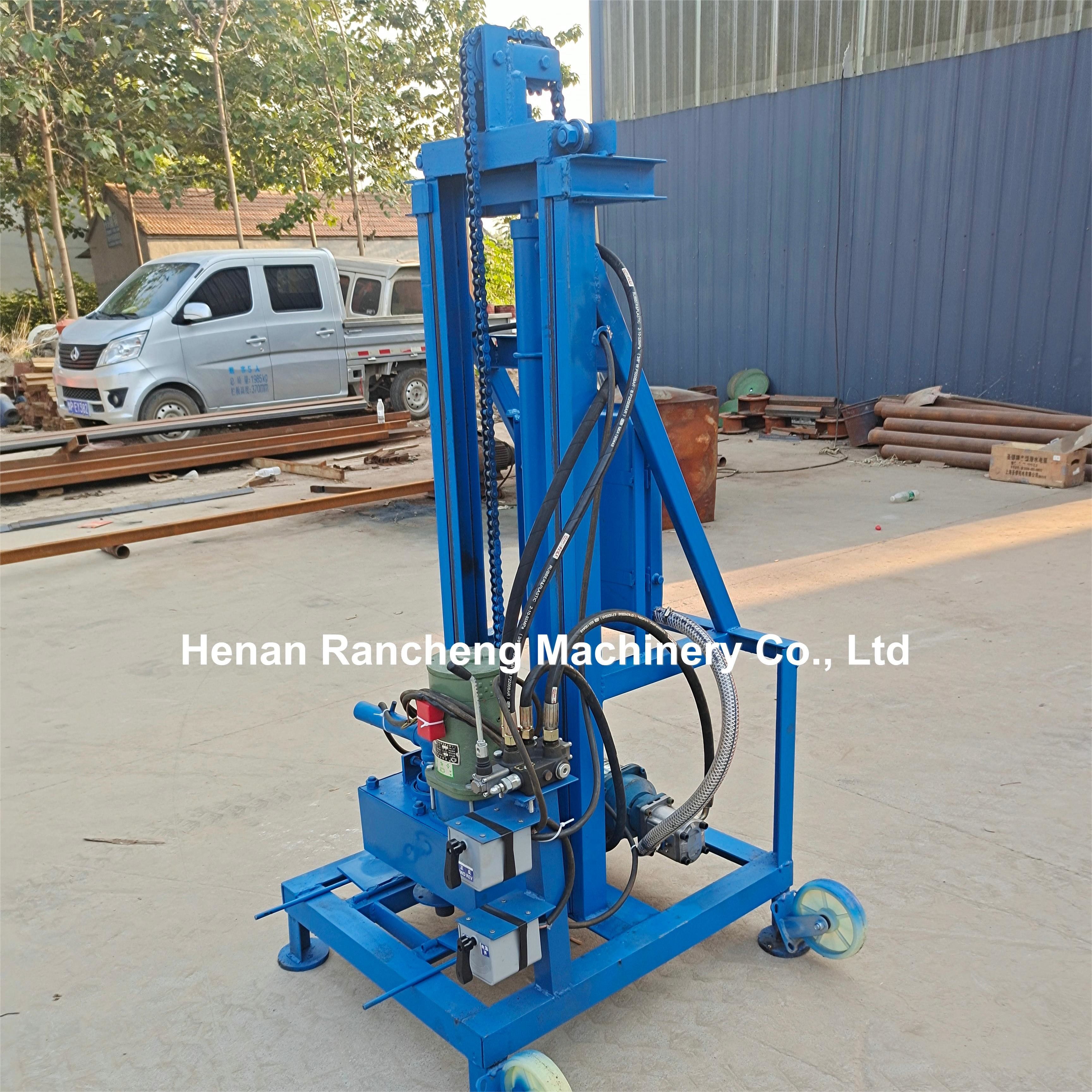 150m Depth Portable Water Well Drilling Machine 11KW Three Phases Electric Motor