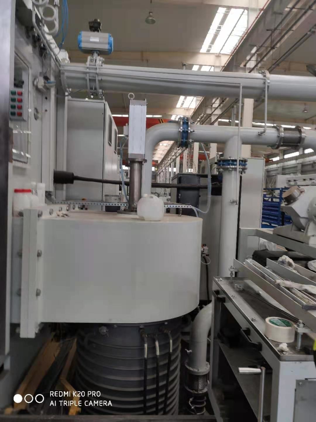 White 4000mm 50 Micron Aluminium Coating Machine