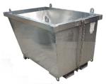 Low Profile Forklift Dumpster Hopper 4000LBS Self Tipping Dumpster