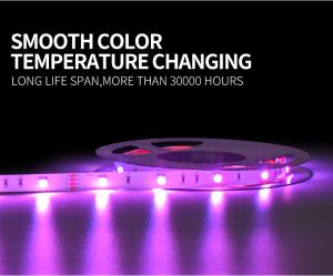China Hydrophilic 6W 30les/M Flexible Rgb Led Strip 10mm PCB wholesale