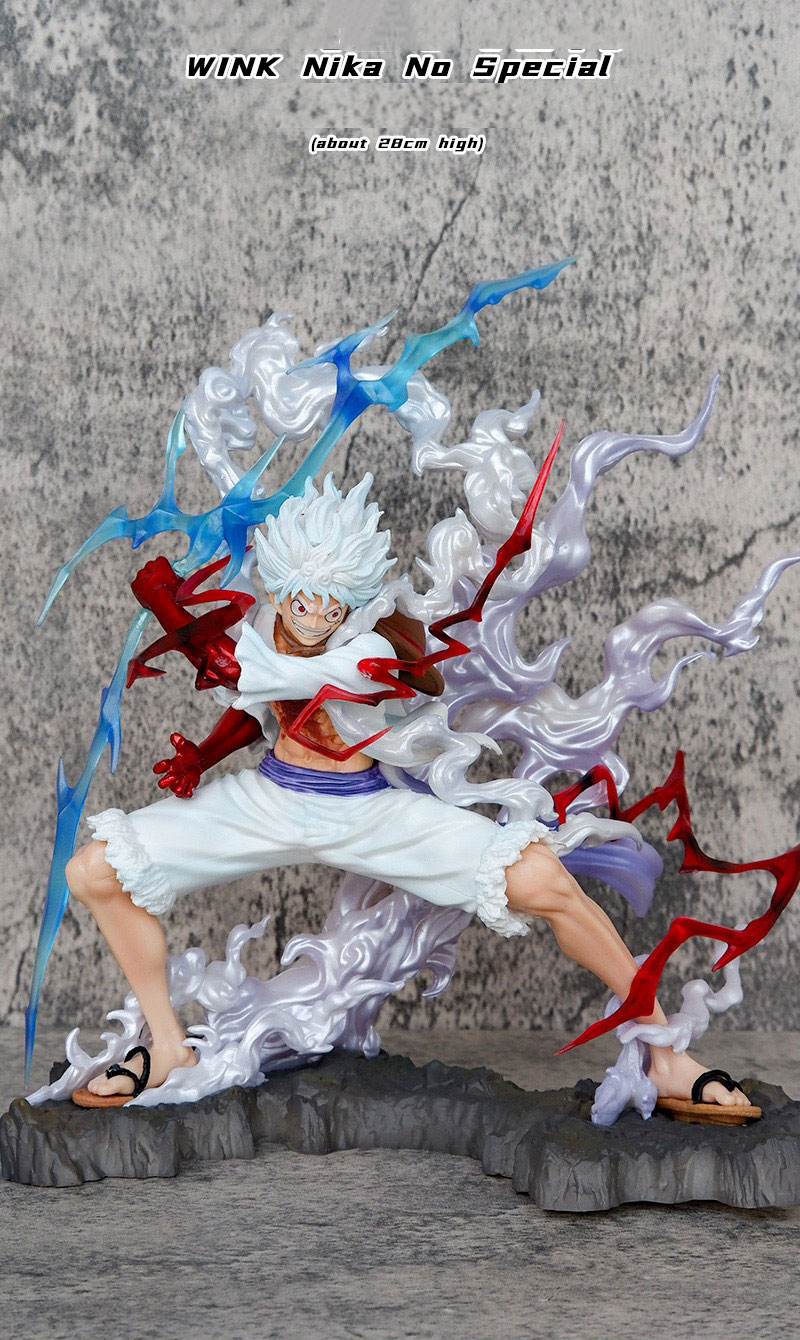 ANIME HEROES Wink Thunderbolt Nika Luffy Game Figurines Toys Series Movable Inter