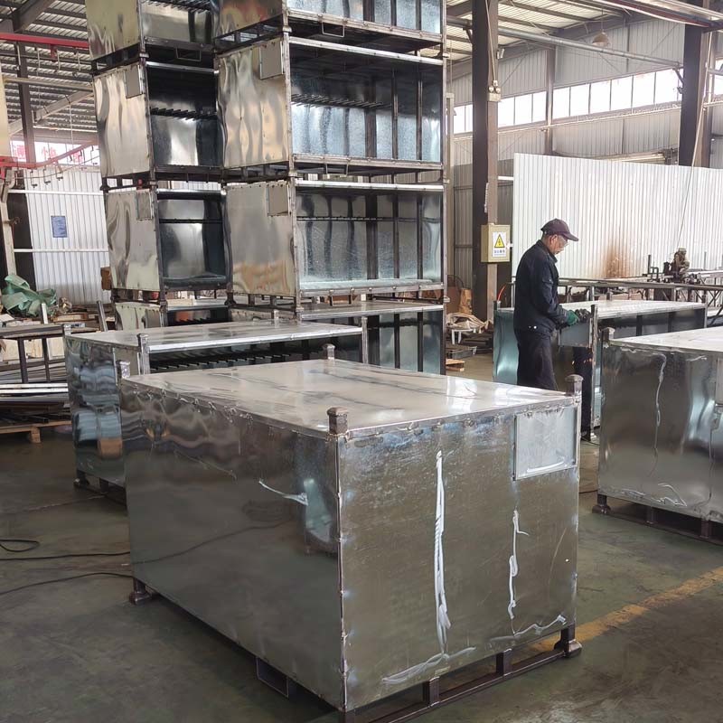 Stackable Durable Steel Foldable Wire Mesh Container For Your Storage Requirements