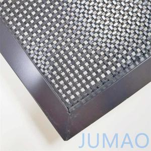 China Flat Wire Metal Cabinet Mesh Inserts For Kitchen Furniture wholesale