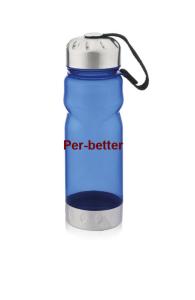 China 650ml Tritan water bottle with stainless steel cap/BPA FREE bottle wholesale