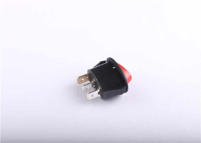 Waterproof oval automotive rocker switch