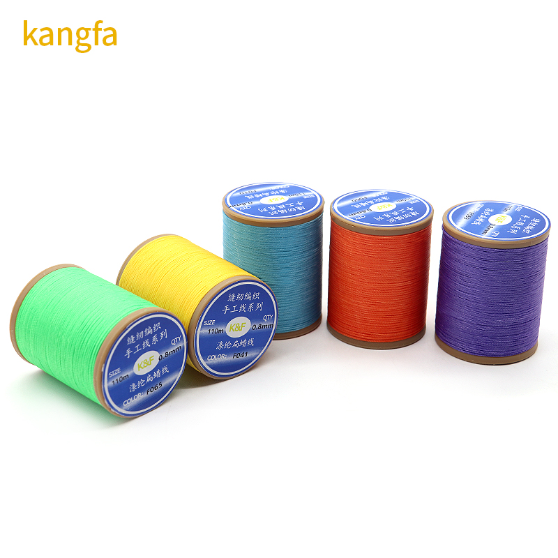OEM/ODM 150D/0.8mm 110M Hand Sewing Leather Sewing Thread for Machine and Hand Stitching