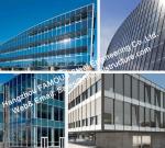 Structural Prefabricated Modular Panel Glass Facade Curtain Wall Rainscreen