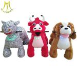 Hansel amusement outdoor games plush ride on walking toy animals