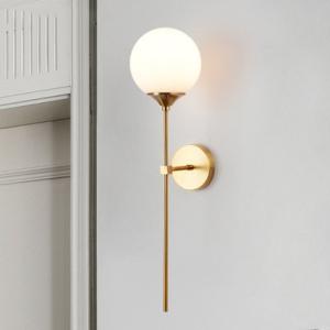 China Modern LED Glass Wall Lamp glass ball wall sconce (WH-OR-11) wholesale