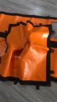 Fireproof 0.75mm Silicone Coated Fiberglass Welding Protection Panel Pressurized