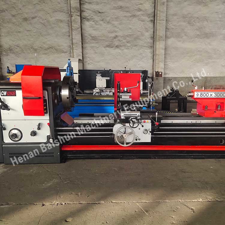Machine Tool CW6280B Horizontal Torno Paralelo Manual Turning Lathe
