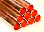 Refrigeration Straight Copper Pipe 1mm Wall CE For Plumbing