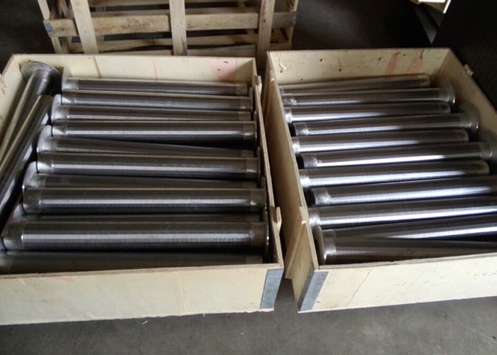 Large Open Area Wedge Wire Screen Pipe , Anti Wear Coutinuous Slot Screen