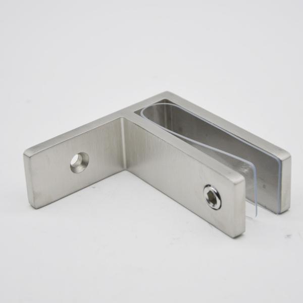 Stainless steel Glass clamps 90 degree RS2315 wall to glass, 70X25mm, thickness