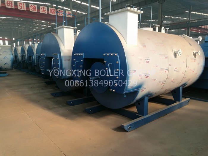 1.4MW Oil Fired Hot Water Boiler With Big Furnace Threaded Pipe Design