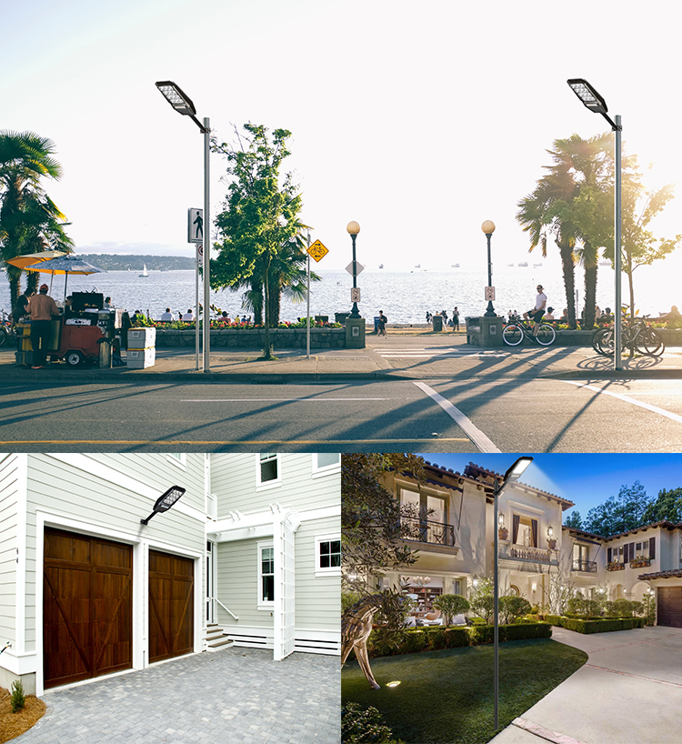 Lighting and Circuitry Design Solar Street Lamp All In One Light100 200 300 Watt LED