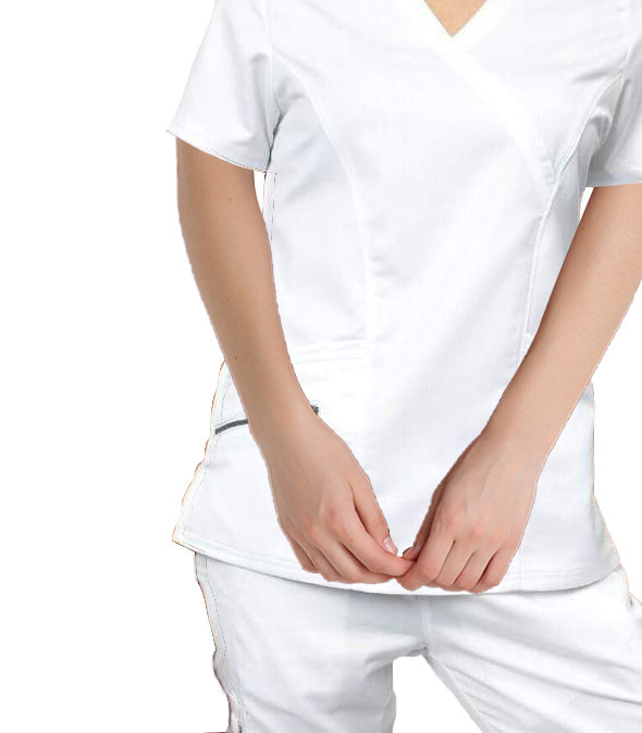 Spandex Short Sleeve Medical Uniform