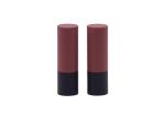 Black Bottom With Dark Brown Case Aluminum Lipstick Tube