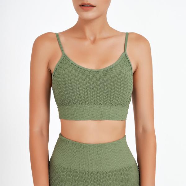 Oem Factory Manufacturer Custom Logo Ladies Sports Bras Gym Workout Seamless
