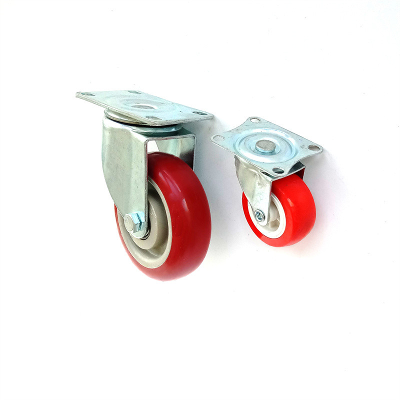 4Inch 500KG Swivel Light Duty Caster Wheels Rigid Stem
