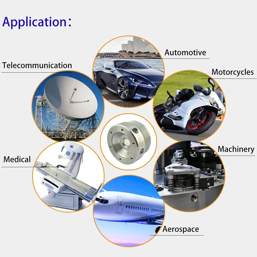 Antirust Machining CNC Turning Components Multipurpose For Aerospace