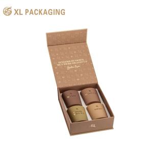 China Custom Candle Rigid Paper Gift Box Packaging Skin Care Candle Paper Box Magnetic Boxes With Inserts wholesale