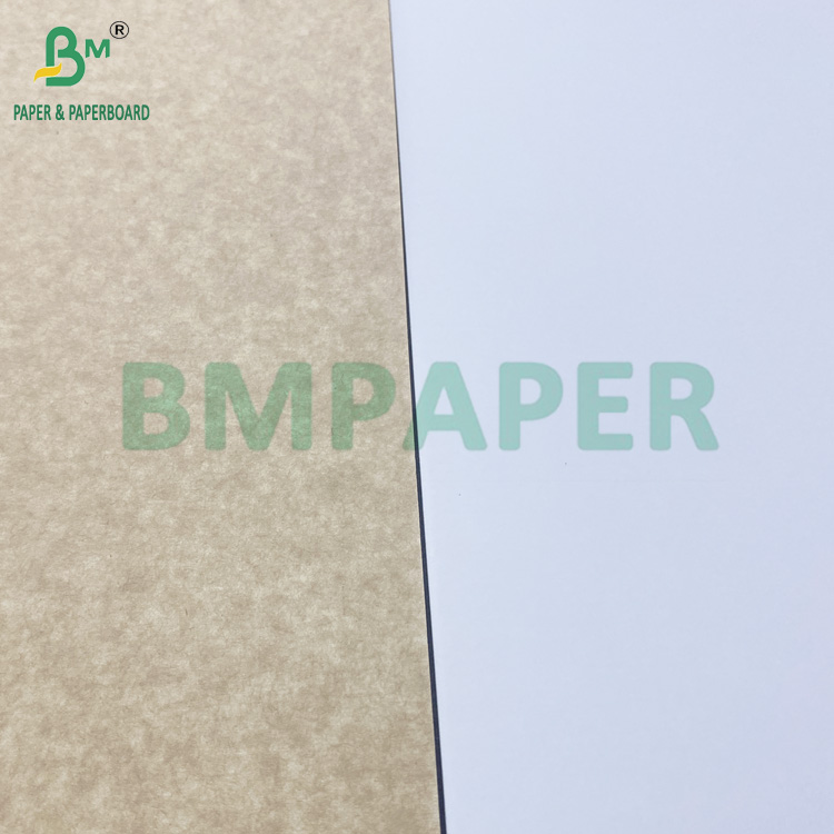 270gsm 300gsm Food Grade Coated White Top KLB Kraft Back Carrier Board 31" 43"
