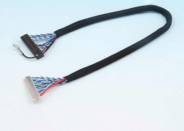 FIX 30P Connection Line 30cores LVDS Cable Assembly OEM ODM