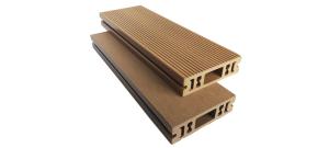 China Hollow Waterproof 105*31mm WPC Hollow Decking wholesale