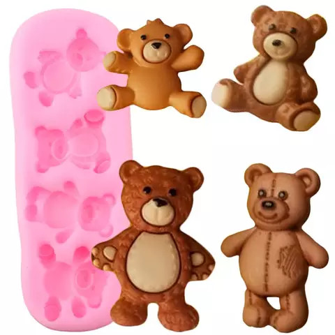 10 Shore A Platinum Silicone Rubber For Bear Cookie Mold