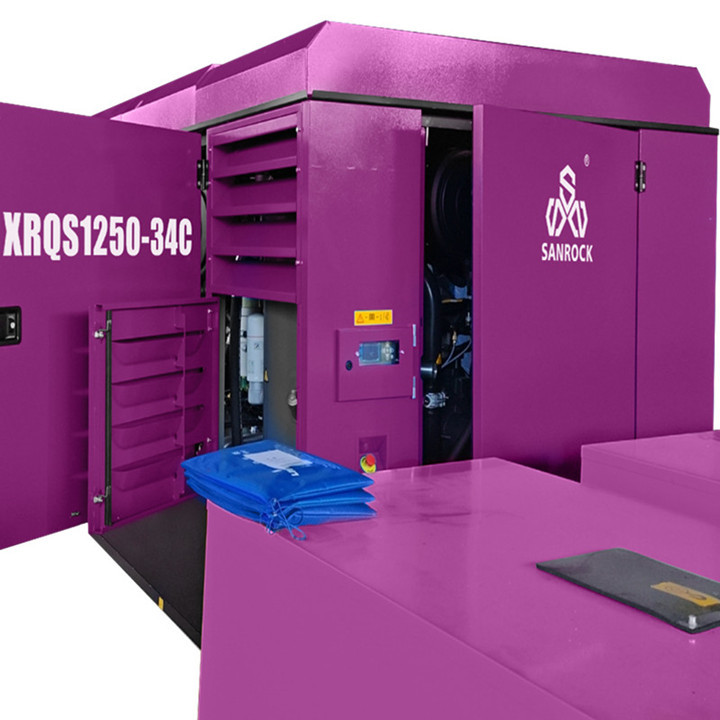 1750rpm Speed High Pressure Screw Air Compressor Portable Air Compressor Machine for Water Well