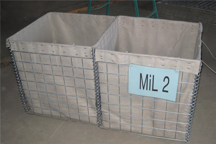 4.5mm Hesco Barrier Retaining Wall Welded Military Bastion Gabion