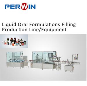 China 10-30 Ml Oral Liquid Filling Machine , Plastic Bottle Filling Production Line wholesale
