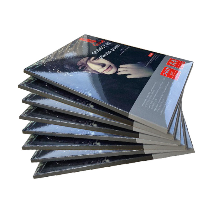 RC A4 Glossy Photo Paper 260gsm For Wedding Photograthy Albums 0