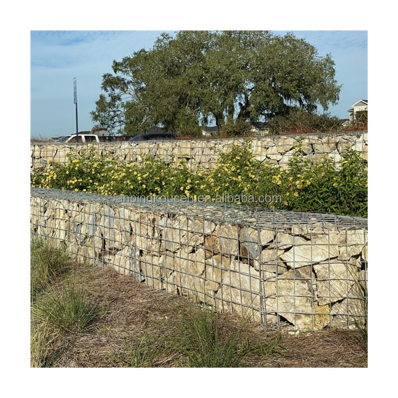 Galvanized Welded Gabion Boxes Wire Mesh Baskets Stone Cage for Custom Requirements