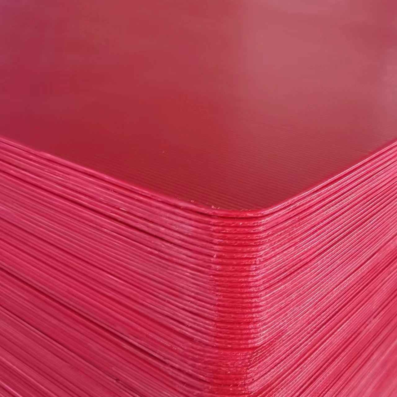 Plastic Corrugated Sheet PP Hollow Sheet Covered Edge Corona