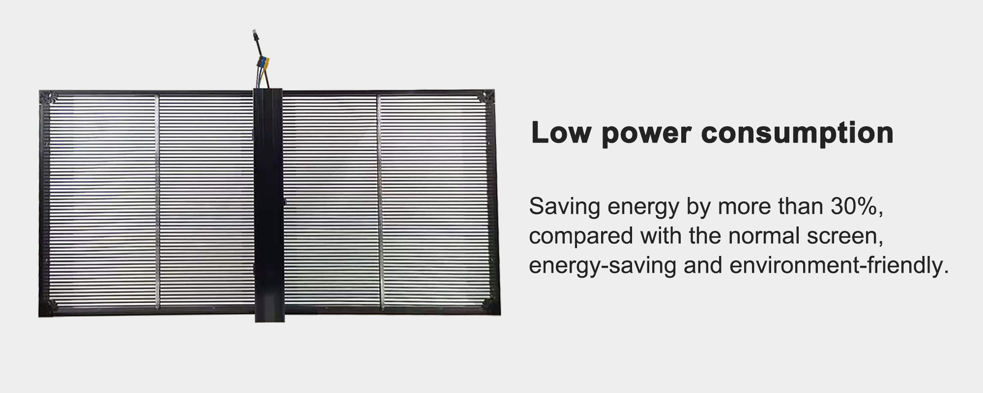 1000*1000mm Full Color Transparent LED Panel , Indoor Transparent Glass LED Screen Wall