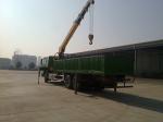 12 Tons XCMG Truck Mounted Telescopic Crane , Howo 10 Wheel High Up Truck