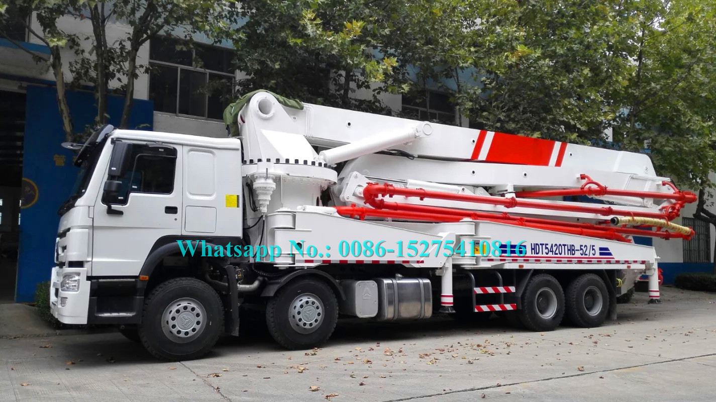 5 Arms Concrete Pumping Machine With Multilingual Man-Machine Interface System